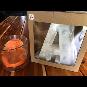 Light Up Letter “A” Rainbow Colors